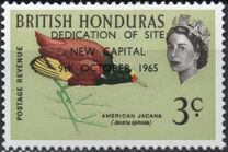 [Birds - Stamps of 1962 Overprinted "DEDICATION OF SITE - NEW CAPITAL - 9th OCTOBER 1965", tyyppi CK1]