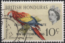 [Birds - Stamps of 1962 Overprinted "DEDICATION OF SITE - NEW CAPITAL - 9th OCTOBER 1965", tyyppi CK3]