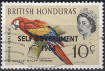 [Birds - Stamps of 1962 Overprinted "SELF GOVERNMENT - 1964", tegund CG3]