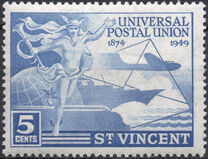 [The 75th Anniversary of Universal Postal Union, Tip AG]