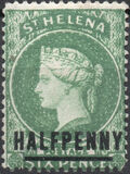 [Queen Victoria - Not Issued Stamps Surcharged. New Watermark, type B27]
