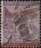[No. 17a Surcharged, type C]