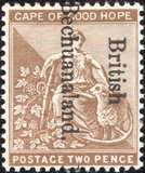 [Cape of Good Hope Postage Stamps Overprinted - Dot after "Bechuanaland", प्रकार P3]