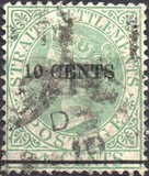 [No. 40a & 42 Surcharged, type W]