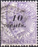 [No. 14, 15 & 17 Surcharged, type L]