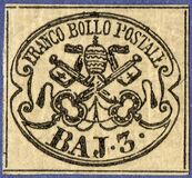 [Coat of Arms - Black Print on Colored Paper, type D2]