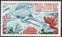 [Airmail - World Championship in Underwater Fishing, type AO]