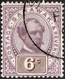 [Charles J. Brooke - Inscription "POSTAGE & REVENUE", տեսակ D5]