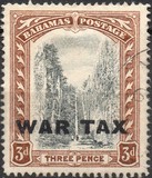 [Precious ISsues Overprinted "WAR TAX" in One Line, type M3]