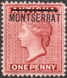 [Antigua Postage Stamps Overprinted "MONTSERRAT", type A]