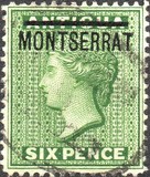 [Antigua Postage Stamps Overprinted "MONTSERRAT", type A1]
