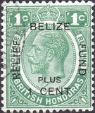 [Reconstruction- No. 89 & 91-94 Surcharged, Overprinted BELIZE/RELIEF/FUND, Tip Z]