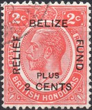 [Reconstruction- No. 89 & 91-94 Surcharged, Overprinted BELIZE/RELIEF/FUND, Tip Z1]