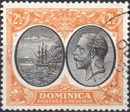 [Seal of Colony & King George V - Different Watermark, type R9]
