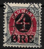 [No. 25B, 25A & 39 Surcharged, type J]