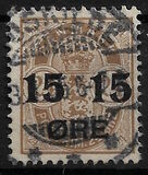 [No. 25B, 25A & 39 Surcharged, type K]