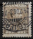 [King Christian IX, 1818-1906 - Horizontal Lines in Background in Oval, Scrivi M3]