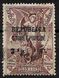 [Portuguese Africa Postage Stamps Surcharged & Overprinted "REPUBLICA - S. TOME E PRINCIPE", тып R5]