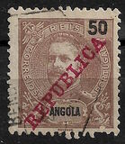 [Issues of 1898-1903 Overprinted "REPUBLICA" in Red or Green, type H6]