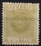[Portuguese Crown - See Also No. 149A-155A, type T1]