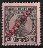 [King Manuel  - Not Issued Stamps Overprinted "REPUBLICA", סוג P8]