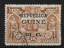 [Vasco da Gama Issue - Macao Postage Stamps Surcharged, type M6]