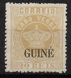 [Crown - Cape Verde Stamps Overprinted "GUINÈ", type A2]