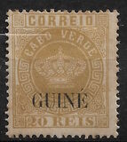 [Crown - Cape Verde Stamps Overprinted "GUINÈ", type A2]