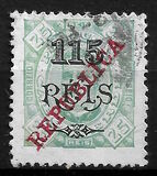 [Issues of 1902 Overprinted "REPUBLICA" Diagonally, type S4]
