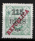 [Issues of 1902 Overprinted "REPUBLICA" Diagonally, type S4]