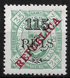 [Issues of 1902 Overprinted "REPUBLICA" Diagonally, type S4]
