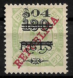 [Issues of 1913, 1914 & 1915 Surcharged, type W1]
