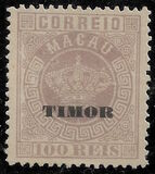 [Macau Postage Stamps Overprinted "TIMOR", type A7]