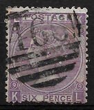[Queen Victoria - Large White Control Letters in Corners, type M1]