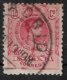 [King Alfonso XIII - Blue Control Numbers on Backside, 類型 BG2]