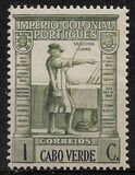 [Previous Issues of 1938 of Angola Overprinted "CABO VERDE", Tipi AA]