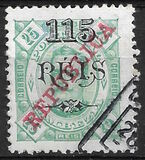 [Nos 33-38 Overprinted "REPUBLICA" - Lisbon Print, වර්ගය K1]
