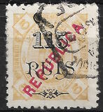 [Issue of 1902 Overprinted "REPUBLICA" in Red or Green, වර්ගය I]