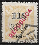 [Issue of 1902 Overprinted "REPUBLICA" in Red or Green, වර්ගය I]