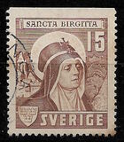 [St. Bridget of Sweden - Inscription "SANCTA BIRGITTA", type BV]