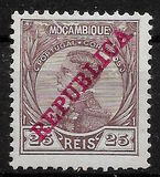 [King Manuel I of Portugal - Not Issued Stamps Overprinted "REPUBLICA", type O4]