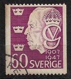 [The 40th Anniversary of the Reign of Gustav V, тып CU6]