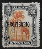 [Giraffe Stamps of 1901 Overprinted "PROVISORIO", type F1]