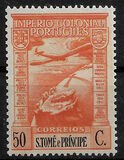 [Airplane over Globe - Inscription "S.TOMÈ e PRINCIPE", tyyppi AY2]
