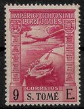 [Airplane over Globe - Inscription "S. TOMÉ", tyyppi AS7]
