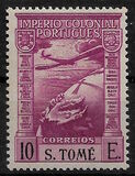 [Airplane over Globe - Inscription "S. TOMÉ", tyyppi AS8]