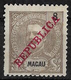 [Issues of 1898/1905 Overprinted "REPUBLICA", type AF7]