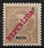 [Issues of 1898/1905 Overprinted "REPUBLICA", type AF5]