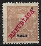 [Issues of 1898/1905 Overprinted "REPUBLICA", type AF5]