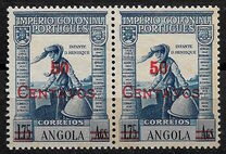 [Stamps of 1938 Surcharged, प्रकार AZ]